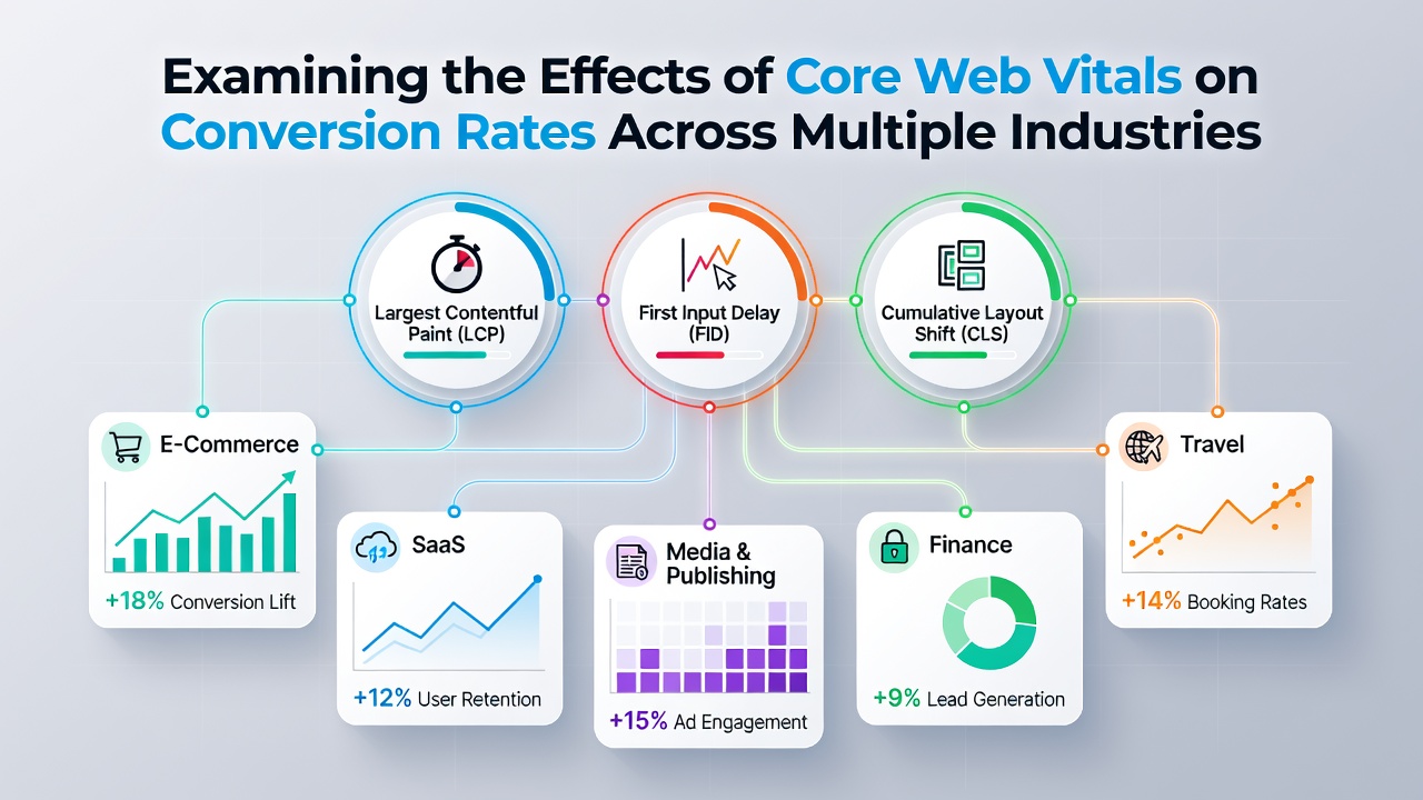 Examining the Effects of Core Web Vitals on Conversion Rates Across Multiple Industries